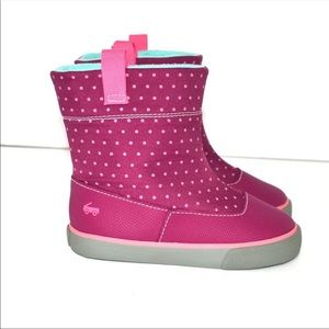 See Kai Run•Ripley Pull On Polka Dot Boots•Size 4